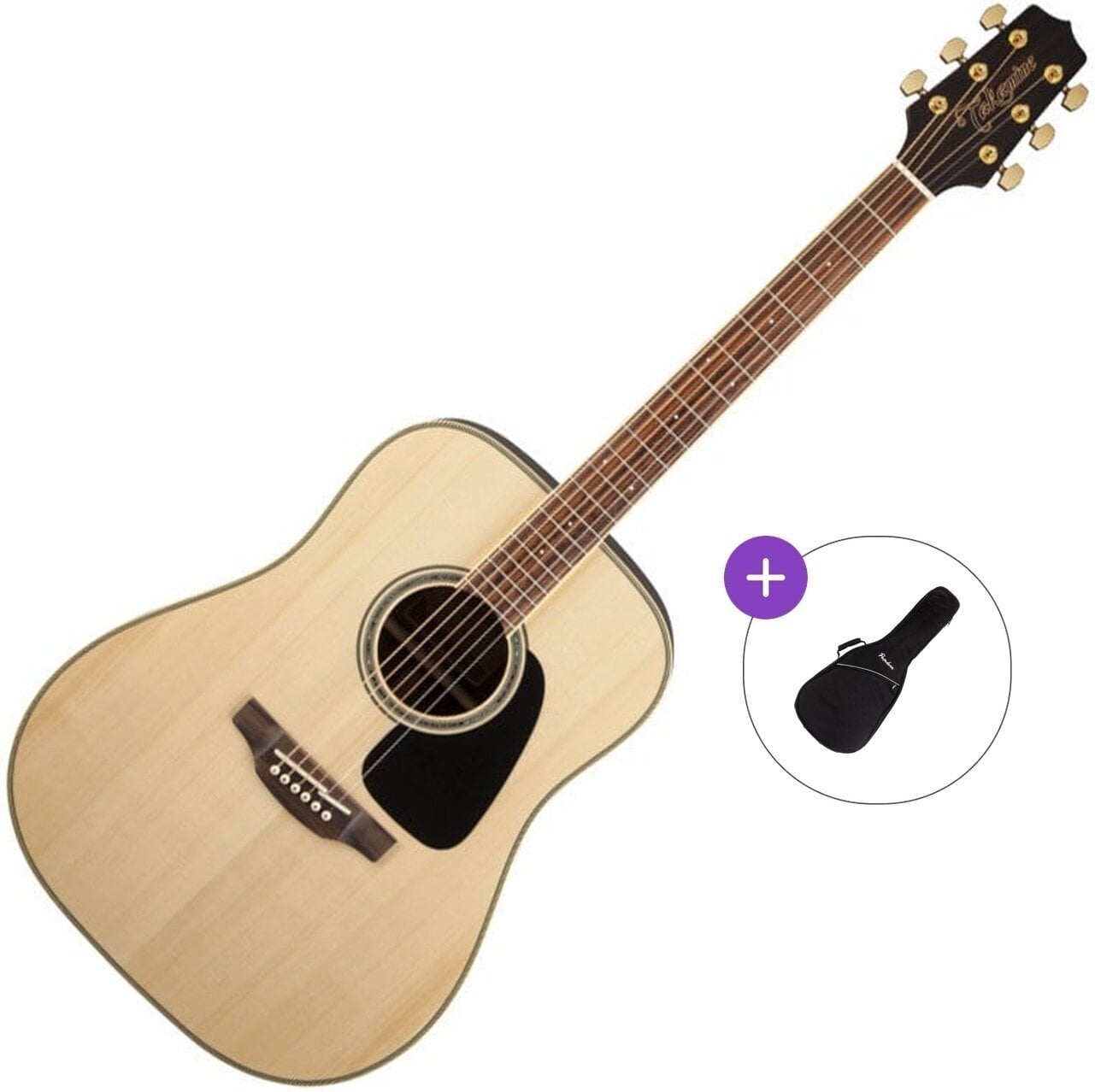 Dreadnought Guitar Takamine GD51 Basic SET Natural Dreadnought Guitar