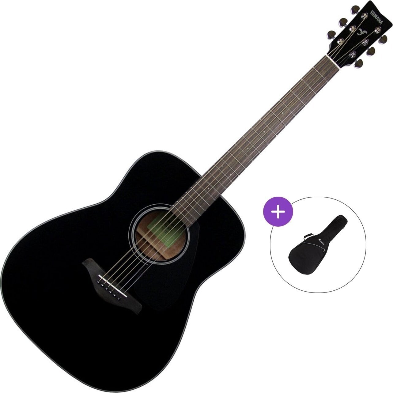 Akustická kytara Yamaha FG800 Basic SET Black Akustická kytara