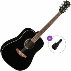 Akustická kytara Eko guitars Ranger 6 Basic SET Black Akustická kytara