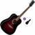 Dreadnought Guitar Eko guitars Ranger 6 Basic SET Red Sunburst Dreadnought Guitar