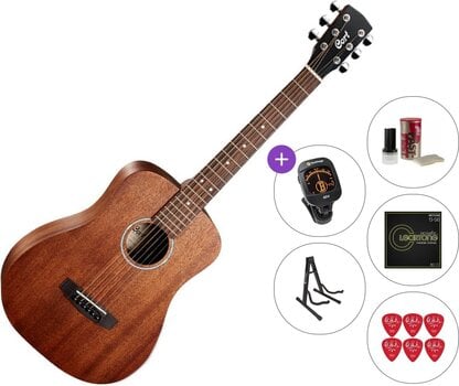 Akustikgitarre Cort AD-MINI-M-OP Premium SET Natural Akustikgitarre - 1