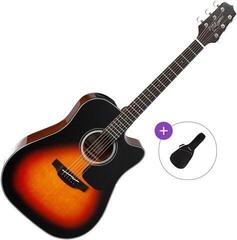 elektroakustisk gitar Takamine GD30CE Basic SET Brown Sunburst elektroakustisk gitar
