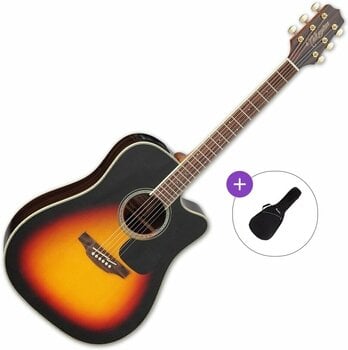 electro-acoustic guitar Takamine GD51CE Basic SET Brown Sunburst electro-acoustic guitar - 1