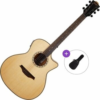 Jumbo Elektro-Akustikgitarren Bromo BAT2CE Basic SET Natural Jumbo Elektro-Akustikgitarren - 1
