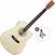 electro-acoustic guitar SX SD304TCE Basic SET Natural electro-acoustic guitar