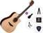 Elektro-akustična Dreadnought LAG Tramontane T70DCE Premium SET Natural Satin Elektro-akustična Dreadnought