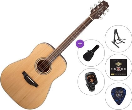 Dreadnought kitarr Takamine GD20 Premium SET Natural Satin Dreadnought kitarr - 1