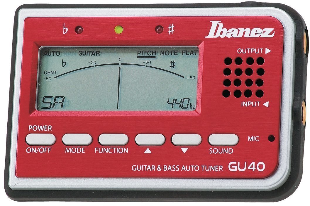 Elektronisches Stimmgerät Ibanez GU40 Red
