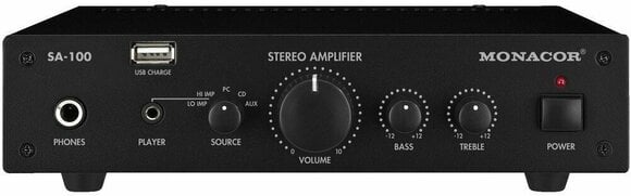 Public Address Amplifier Monacor SA-100 - 1