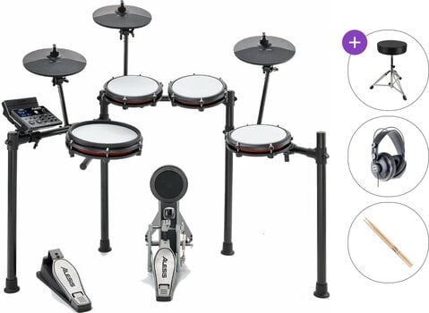 Elektroninis būgnų komplektas Alesis Nitro Max Kit Standard SET Black Elektroninis būgnų komplektas - 1
