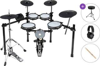 Elektroniskais bungu komplekts NRG EDK-200 Stage Kit Standard SET Black Elektroniskais bungu komplekts