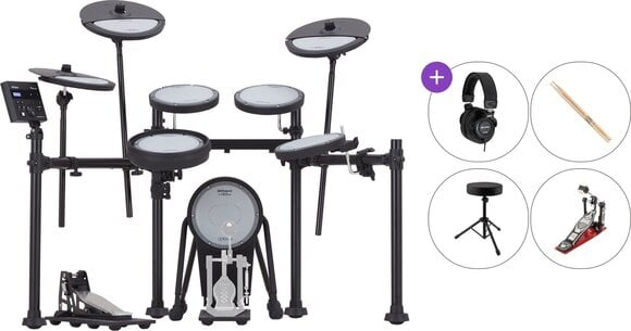 E-Drum Set Roland VQD106 Standard SET Black E-Drum Set - 1