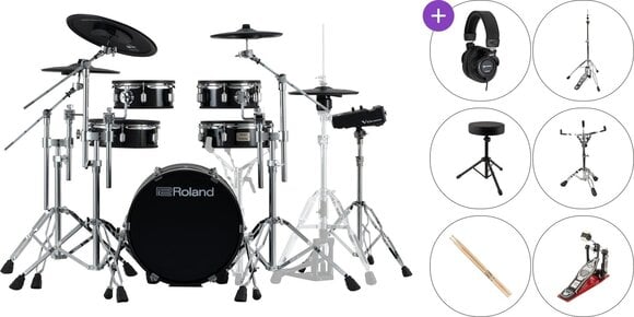 Elektroniskais bungu komplekts Roland VAD316 Standard SET Black Elektroniskais bungu komplekts - 1