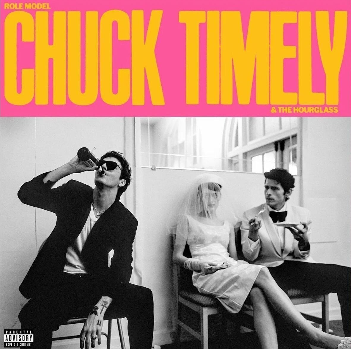 Vinylskiva Role Model - Chuck Timely & The Hourglass (Watermelon Pink Coloured) (LP)