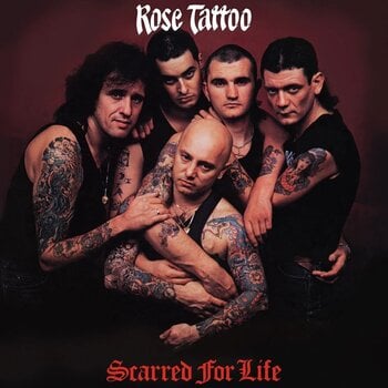 Vinylplade Rose Tattoo - Scarred For Life (Limited Edition) (Red/White Swirl Coloured) (LP) - 1