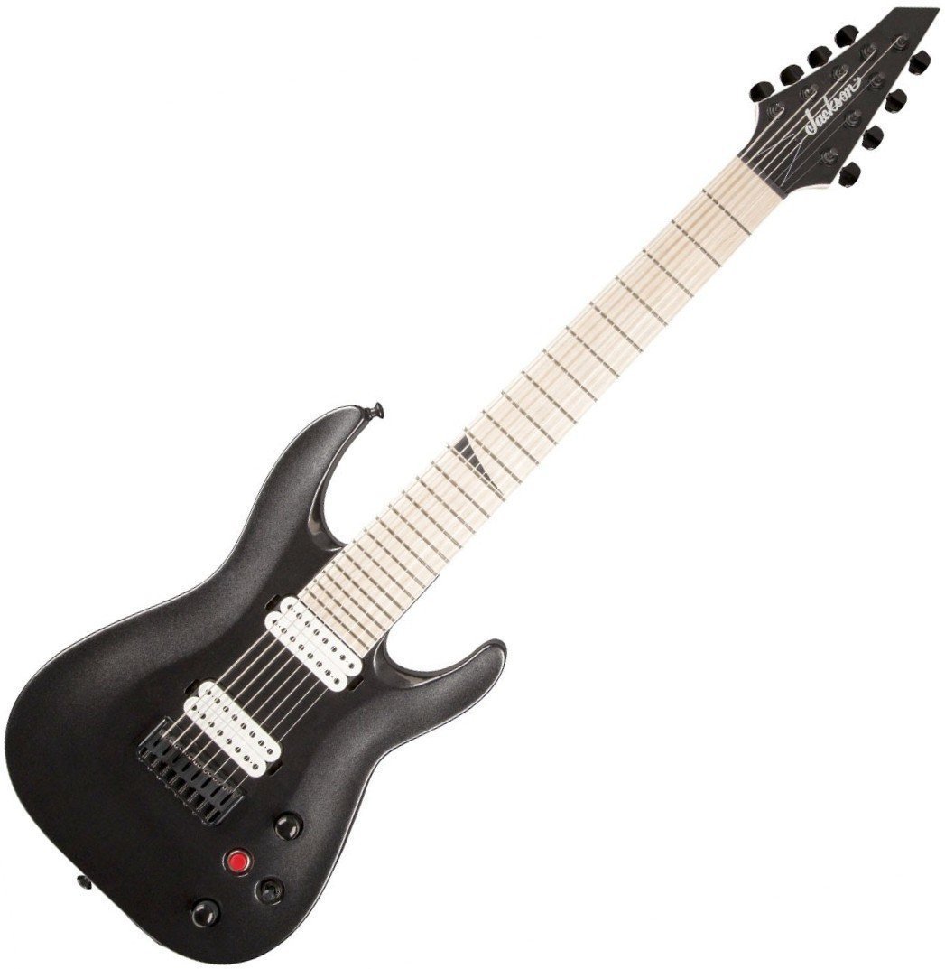 8-snarige elektrische gitaar Jackson Dinky DKA8 Pro Black