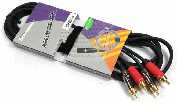 Готов аудио кабел Soundking BRR003 3 m Готов аудио кабел - 1