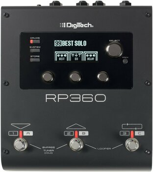 Multi-efeitos para guitarra Digitech RP360 - 1