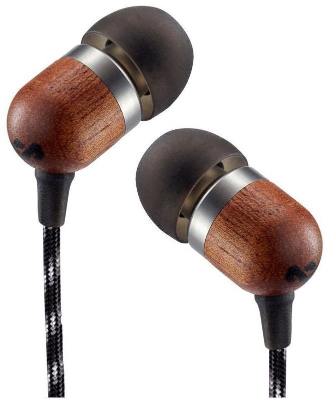 In-Ear-hovedtelefoner House of Marley Smile Jamaica One Button In-Ear Headphones Midnight
