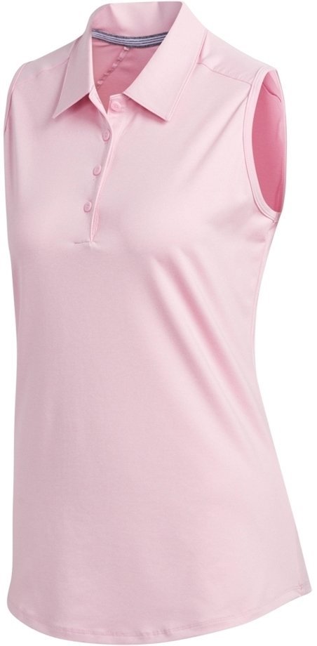Poloshirt Adidas Ultimate365 Sleeveless Womens Polo Shirt True Pink S