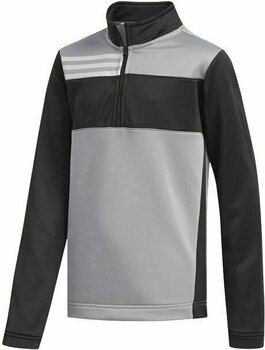 Kapuzenpullover/Pullover Adidas Colorblocked Layer Junior Sweater Grey Three 11-12Y - 1