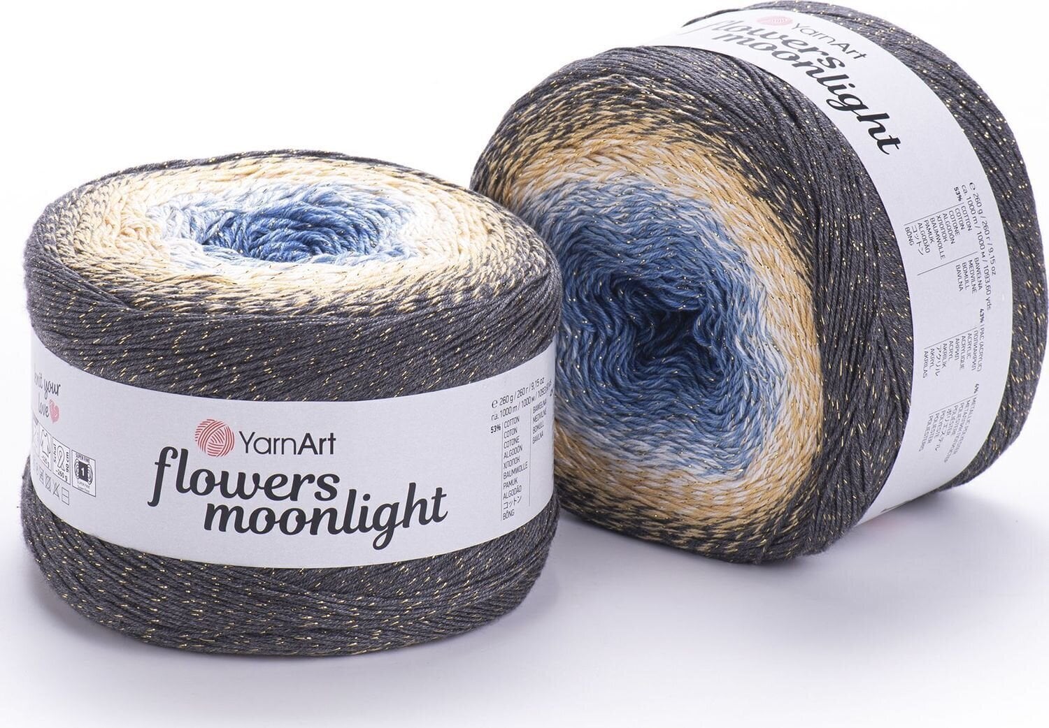 Filati per maglieria Yarn Art Flowers Moonlight 3287 Filati per maglieria