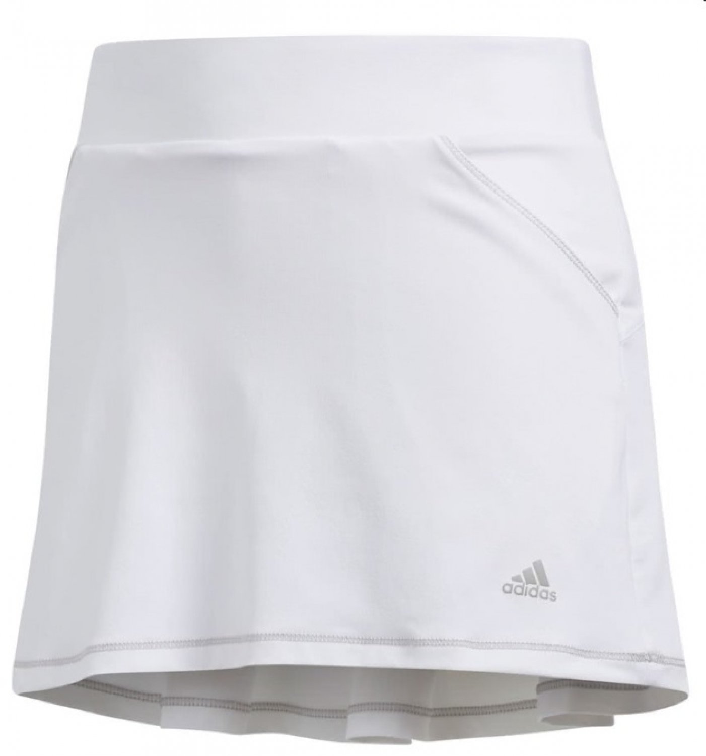 Skirt / Dress Adidas Solid Pleat Girls Skort White 14-15Y