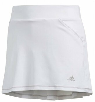 Kjol / klänning Adidas Solid Pleat Girls Skort White 11-12Y - 1