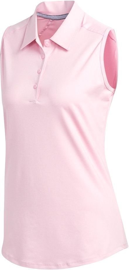 Polo Shirt Adidas Ultimate365 Sleeveless Womens Polo Shirt True Pink XS
