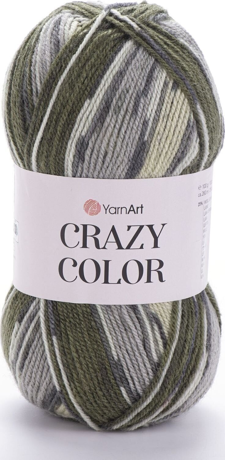 Kudumislõng Yarn Art Crazy Color 15999 Kudumislõng