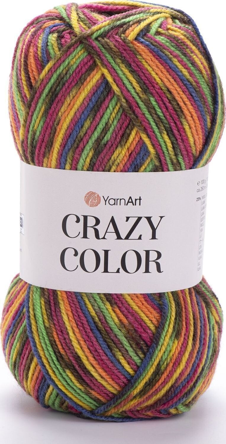 Kudumislõng Yarn Art Crazy Color 148 Kudumislõng