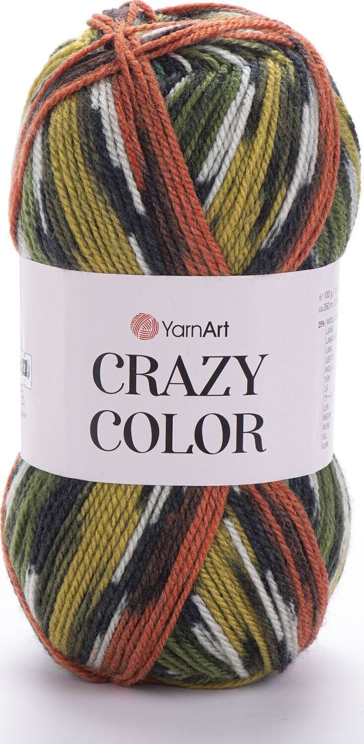 Kudumislõng Yarn Art Crazy Color 163 Kudumislõng