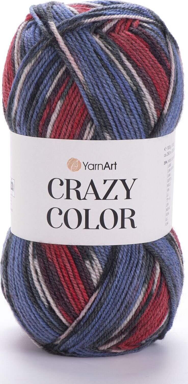 Kudumislõng Yarn Art Crazy Color 164 Kudumislõng