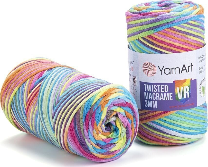 Touw Yarn Art Twisted Macrame 3 mm VR 195 m 919 Touw