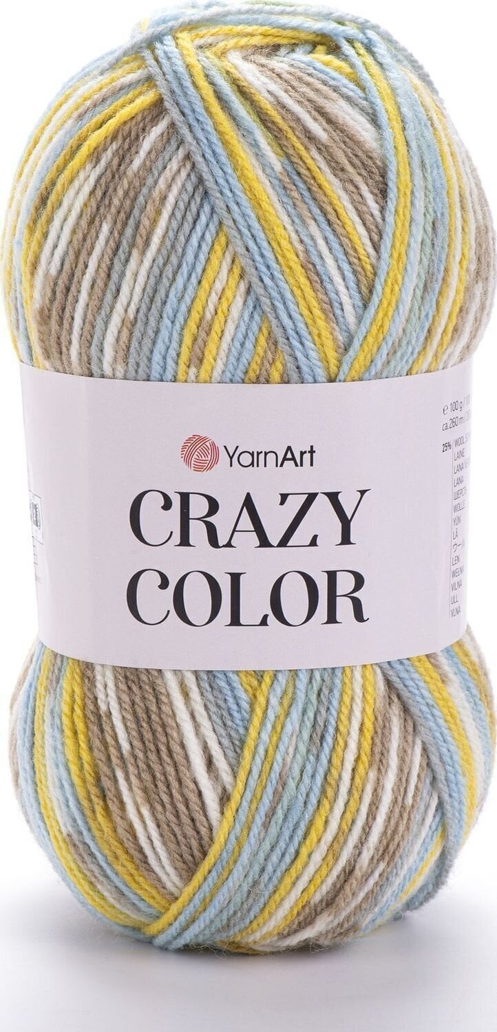 Kudumislõng Yarn Art Crazy Color 180 Kudumislõng