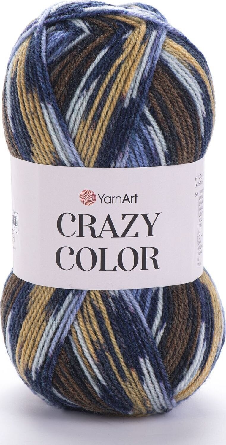 Kudumislõng Yarn Art Crazy Color 182 Kudumislõng