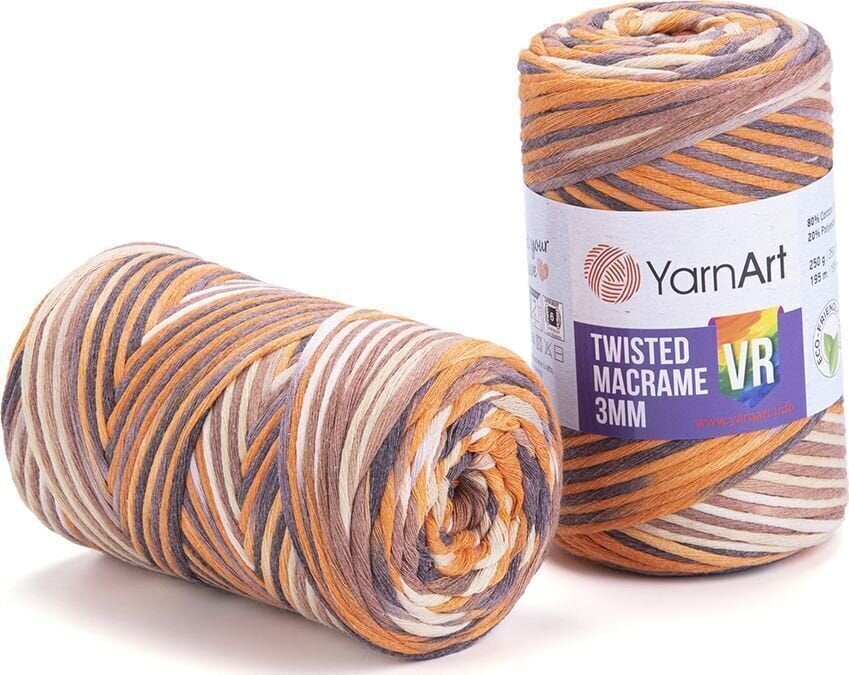 Κορδόνι Yarn Art Twisted Macrame 3 mm VR 195 m 927 Κορδόνι