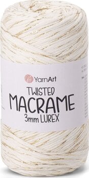 Nöör Yarn Art Twisted Macrame 3mm Lurex 190 m 752 Nöör - 1