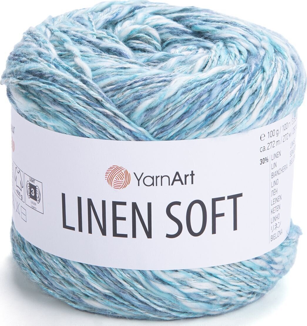 Pletacia priadza Yarn Art Linen Soft 7408 Pletacia priadza