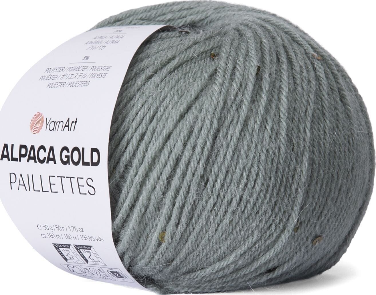Kötőfonal Yarn Art Alpaca Gold Paillettes 9317 Kötőfonal