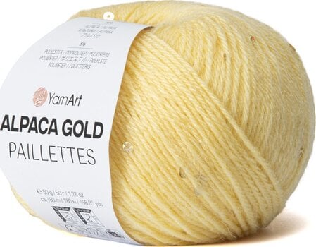 Kötőfonal Yarn Art Alpaca Gold Paillettes 9318 Kötőfonal - 1