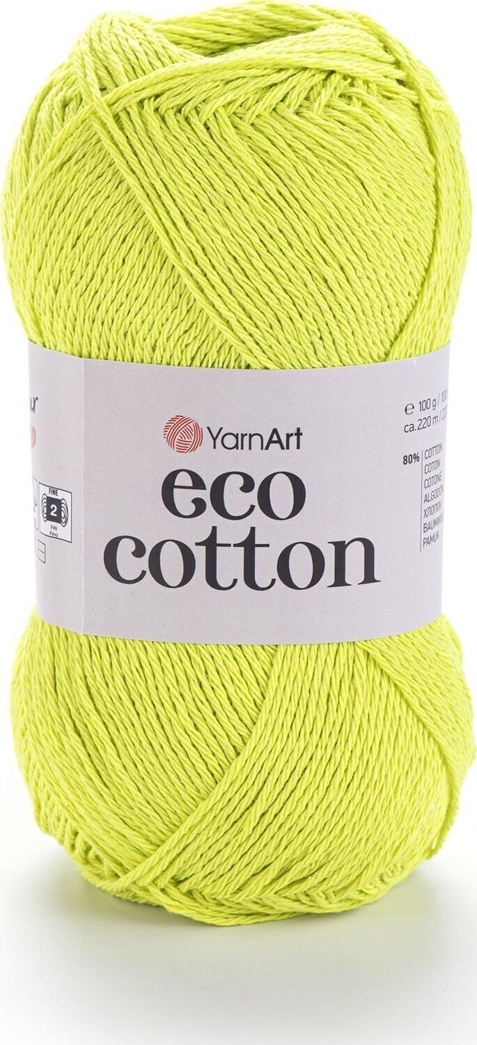 Pređa za pletenje Yarn Art Eco Cotton 801 Pređa za pletenje