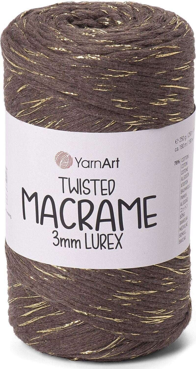 Nöör Yarn Art Twisted Macrame 3mm Lurex 190 m 769 Nöör