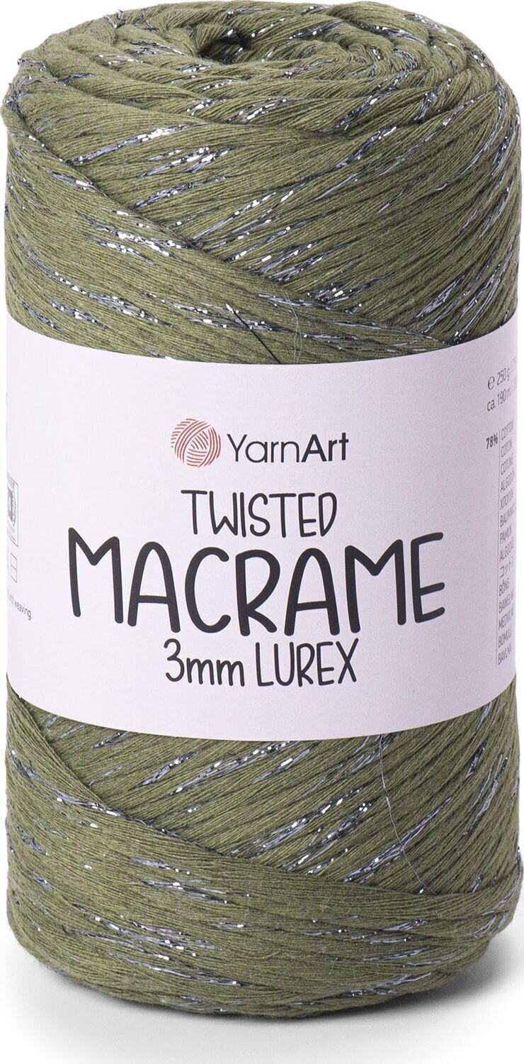 Nöör Yarn Art Twisted Macrame 3mm Lurex 190 m 787 Nöör