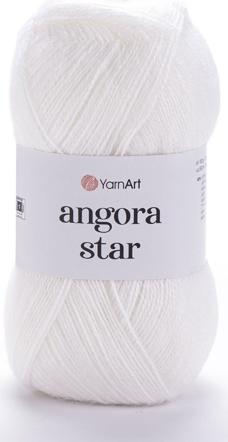Pletacia priadza Yarn Art Angora Star 501 Pletacia priadza