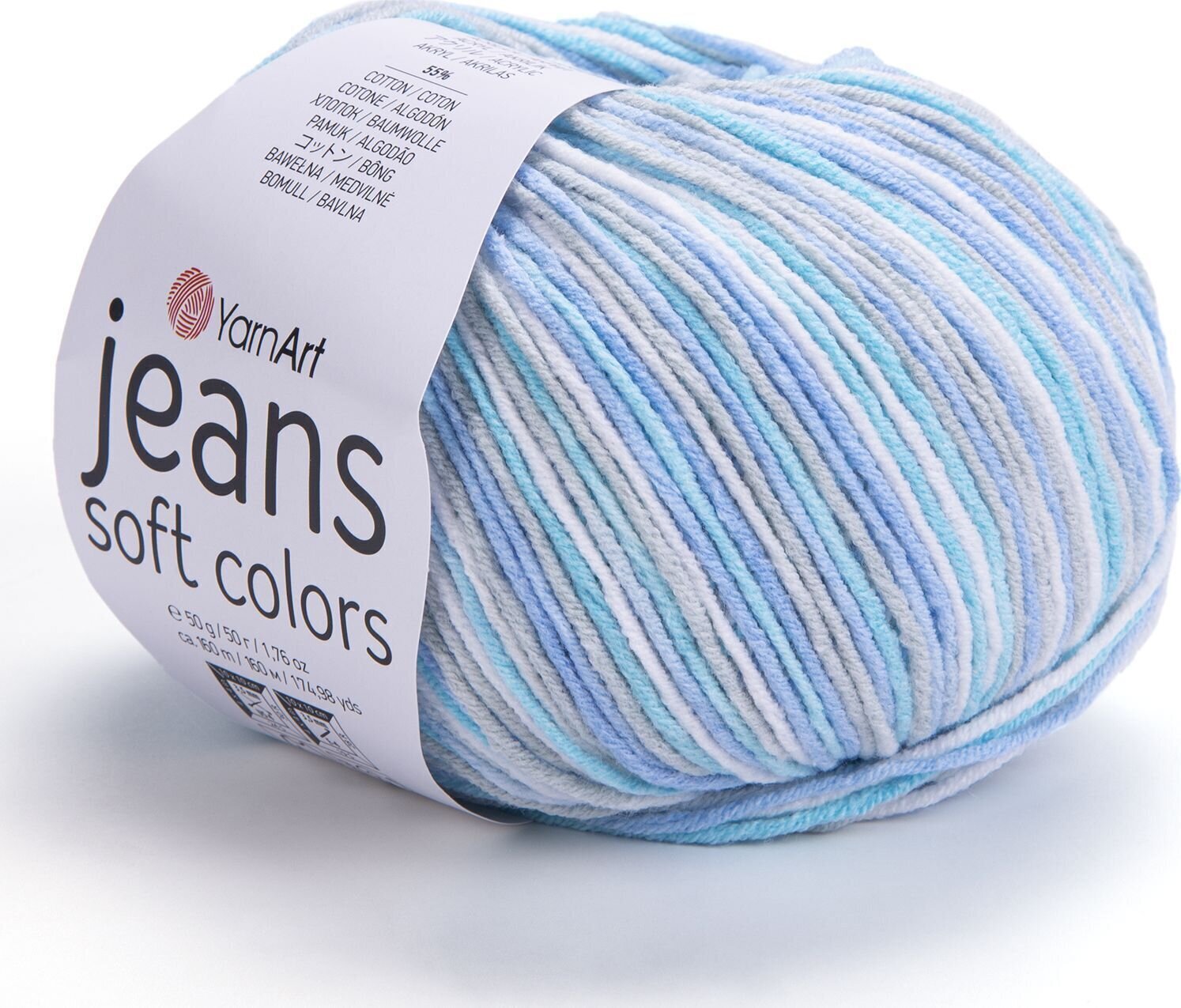 Adīšanas dzija Yarn Art Jeans Soft Colors 6203 Adīšanas dzija