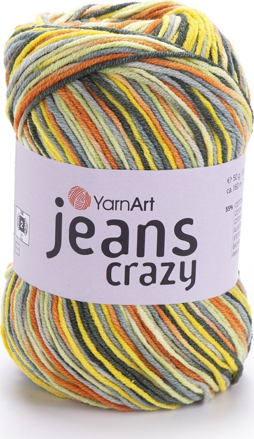 Strickgarn Yarn Art Jeans Crazy 7201 Strickgarn