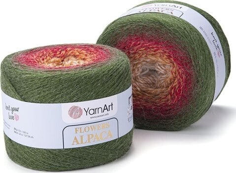 Knitting Yarn Yarn Art Flowers Alpaca 420 Knitting Yarn - 1
