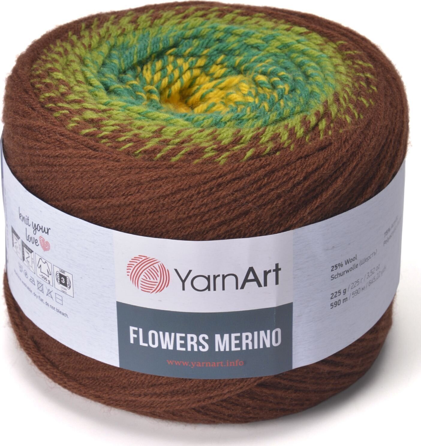 Strikkegarn Yarn Art Flowers Merino 556 Strikkegarn