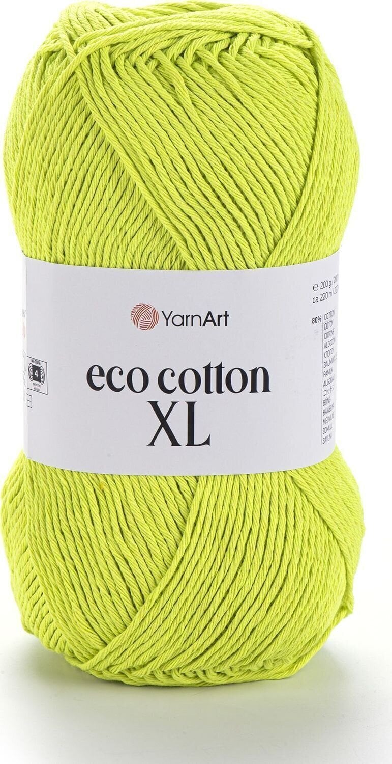 Pređa za pletenje Yarn Art Eco Cotton Xl 801 Pređa za pletenje